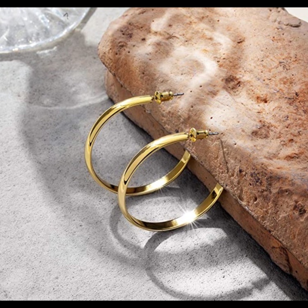Gold Hoop Earrings